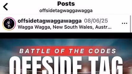 Offside Tag Battle of the Codes 1 day tournament