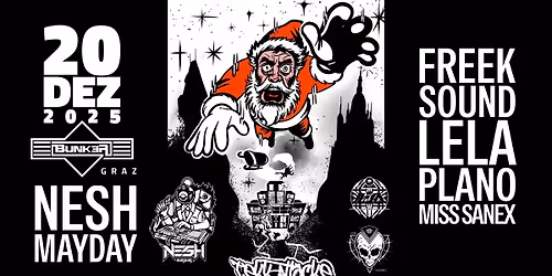 \ud83c\udf84TEKK ATTACKE \u2013 CHRISTMAS BASH mit NESH MAYDAY Live\ud83c\udf84