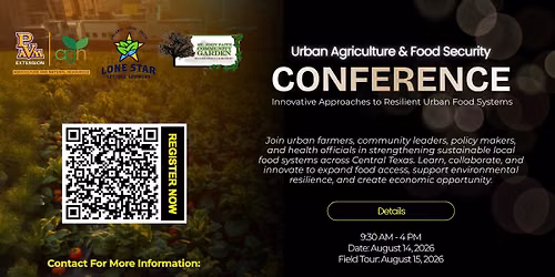 Urban Agriculture and Food Security Conference 