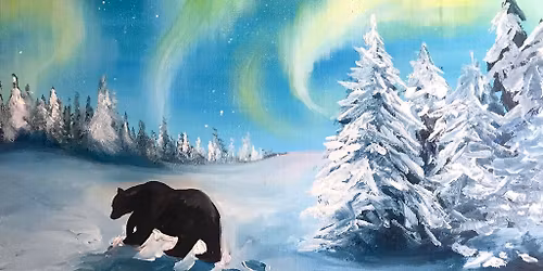 Join Brush Party to paint the gorgeous 'Polar Magic' in Banbury