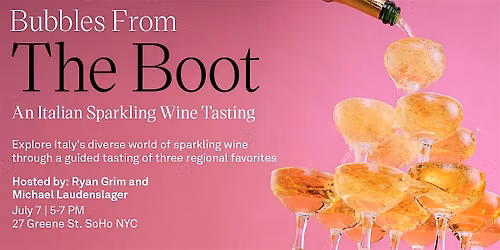 Bubbles From the Boot: An Italian Sparkling Wine Tasting