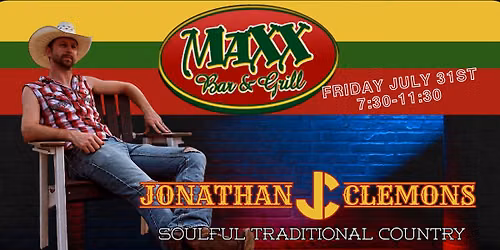 Jonathan Clemons at Maxx Bar & Grill