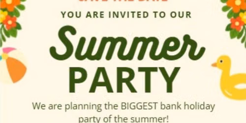 Bank Holiday Sunday Summer Party