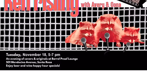 IN CONCERT: Ken Risling, with Avery & Oona. AKA, the AOKs!