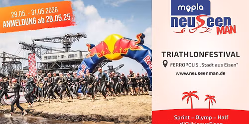 mo.pla neuseenMAN 2026 - Triathlon-Festival in FERROPOLIS