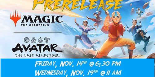 Dungeons & Dugouts MTG Avatar The Last Airbender Prerelease
