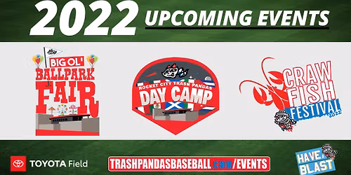 Chattanooga Lookouts at Rocket City Trash Pandas at Toyota Field - AL