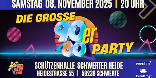 Die gro\u00dfe 90er\/80er-Party