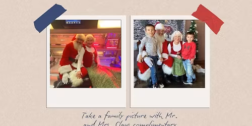 Meet and greet Santa and Mrs Claus
