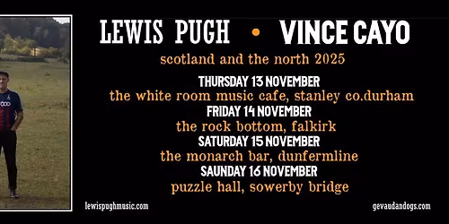 Lewis Pugh and Vince Cayo @ The Rock Bottom Falkirk