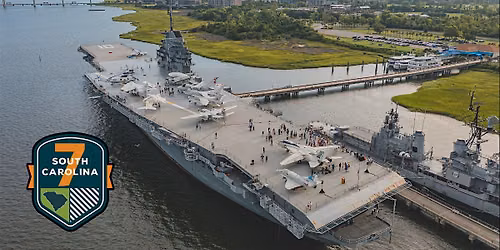 Closing Ceremony at the Flight Deck of the Yorktown Aircraft Carrier