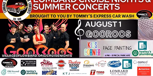 GOOROOS at Lombard Cruise Nights & Summer Concerts