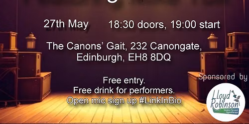 Drafted! Open Mic May