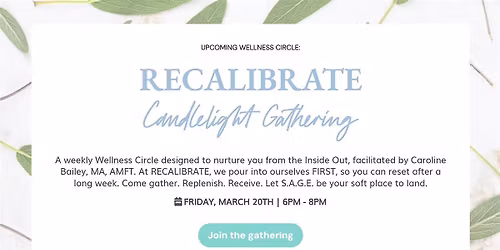 \u2728Recalibrate\u2728