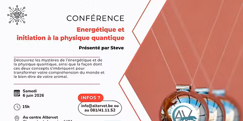 CONFERENCE - Energ\u00e9tique et physique quantique