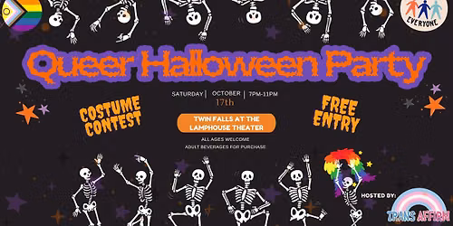 Twin Falls Queer Halloween Party \ud83c\udff3\ufe0f\u200d\ud83c\udf08\ud83d\udc7b