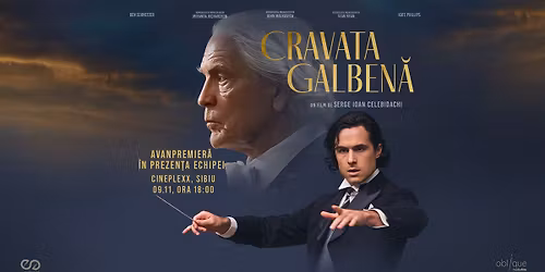 Avanpremier\u0103 CRAVATA GALBEN\u0102