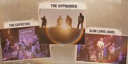 The Hypnomen, The Expected ja Slim Loris (SWE) Bar Loosessa