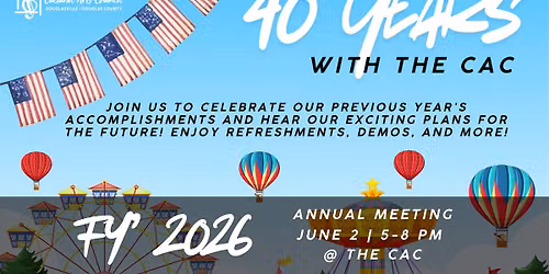 CAC Annual Meetings - 40th Anniversary Year