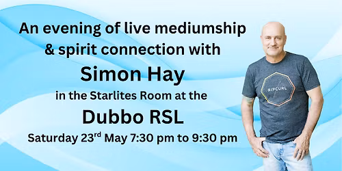 Aussie medium, Simon Hay at the Dubbo RSL
