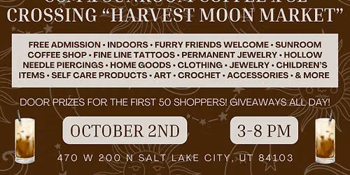 CCM x Sunroom Coffee x SL Crossing "Harvest Moon Market"