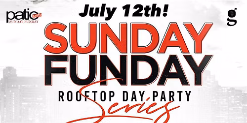 July 12th! Blvck Scene Wknd Finale! Patio Brunch Rooftop Party!