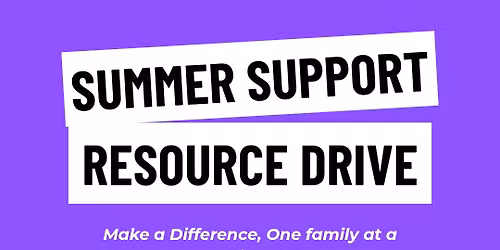 Summer Support Drive 