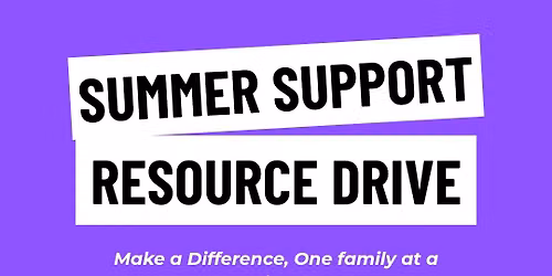 Summer Support Drive