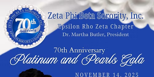 70th Anniversary Platinum and Pearls Gala