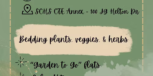 SCHS CTE Greenhouse Plant Sale