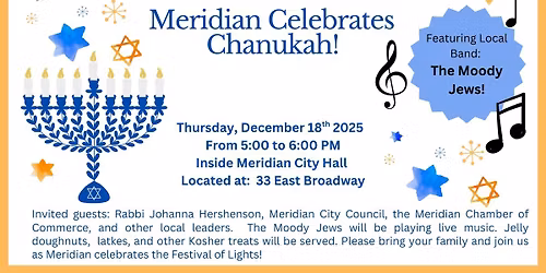 4th Annual Meridian Chanukah Celebration