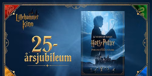 \ud83e\ude84 25-\u00e5rsjubileumvisning med ekstramateriell : HARRY POTTER OG DE VISES STEIN