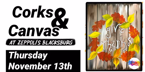 Corks & Canvas: Zeppoli's Blacksburg