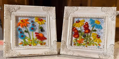 "In the Meadow" Framed Fused Glass Workshop - 1:00 Garden City