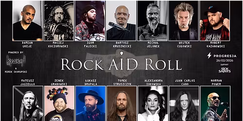 Rock Aid Roll\/26.02.2026\/Warszawa\/Progresja