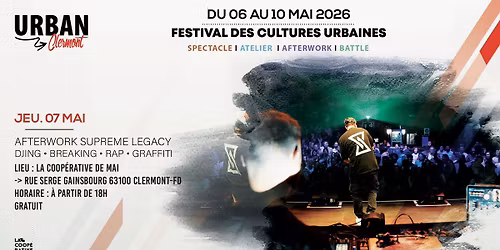 Urban Clermont 2026 | Afterwork Supreme Legacy