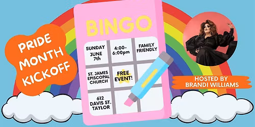 Pride Month Kickoff Bingo!