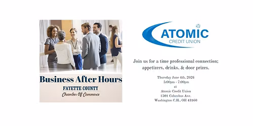 Business After Hours: Hosted by Atomic Credit Union