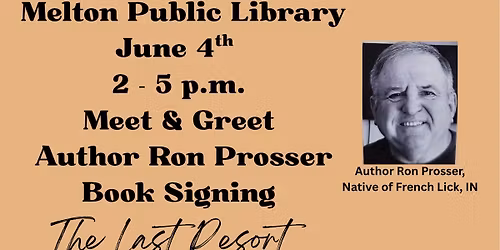 Ron Prosser Book Signing