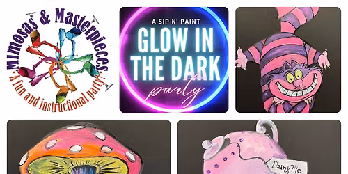 Mad Hatter Glow Paint & Sip All Ages