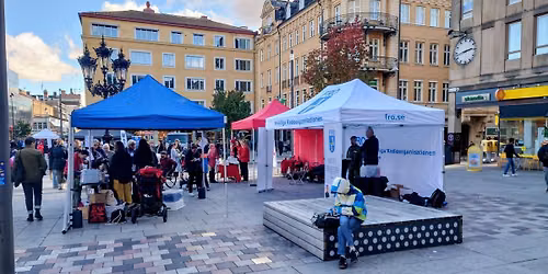 Beredskapsdagen vid Stora torget i Uppsala