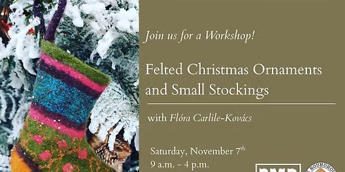 Felted Christmas Ornaments and Small Stockings