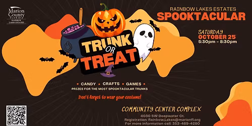 Spooktacular Trunk or Treat at Rainbow Lakes Estates
