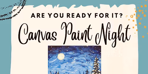 Winter Night Canvas Paint & Sip 12\/18 @6:30pm @ The NexMex Thing | Open Workshop