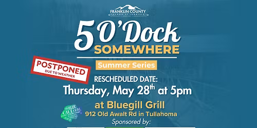 May 5 O'Dock Somewhere - Bluegill Grill