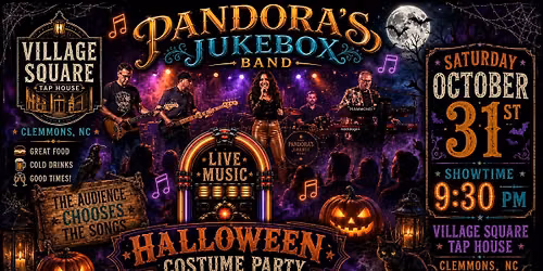 Pandora's Jukebox Band Halloween Costume Party - Village Square Tap House