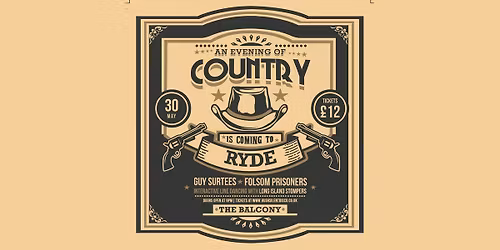 An Evening of Country \ud83e\udd20 Guy Surtees, Folsom Prisoners and Long Island Stompers