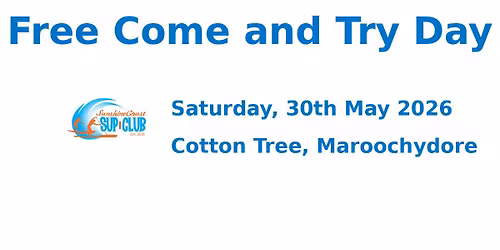 Free Come and Try Day with the Sunshine Coast SUP Club