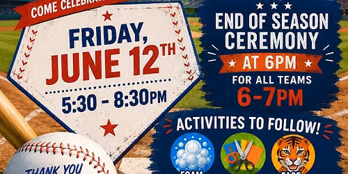 Family fun night and season closing ceremony