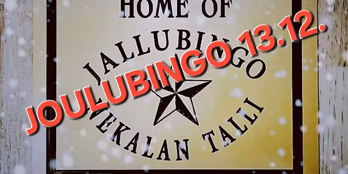 Pikkujoulut&joulubingo!